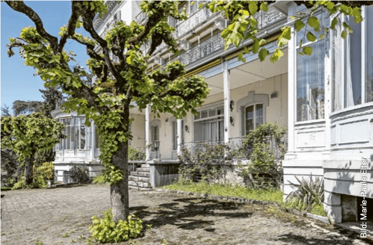 Das Hotel Righi Vaudois vor dem Umbau.