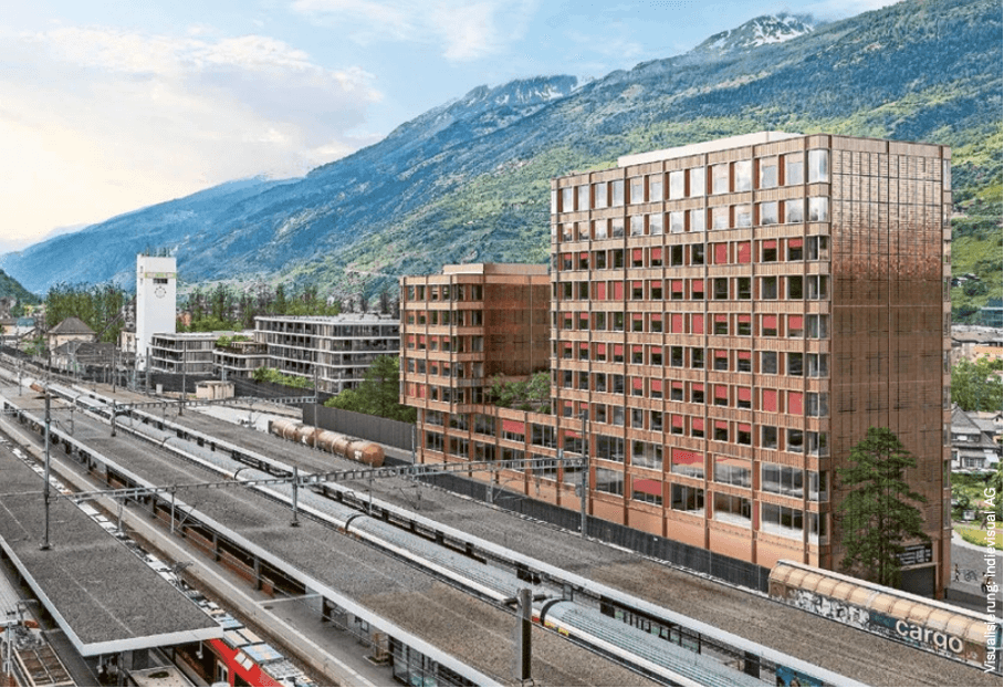 Die Funktion als internationaler Bahnknotenpunkt für fast das ganze Wallis hat in der Region eine Aufbruchstimmung erzeugt.